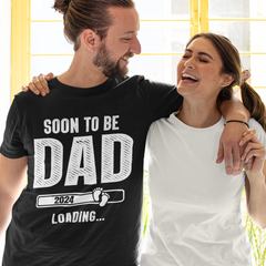 Husband, Dad, Father's Day, Funny T-shirt, T-Shirts For Men, Black, S