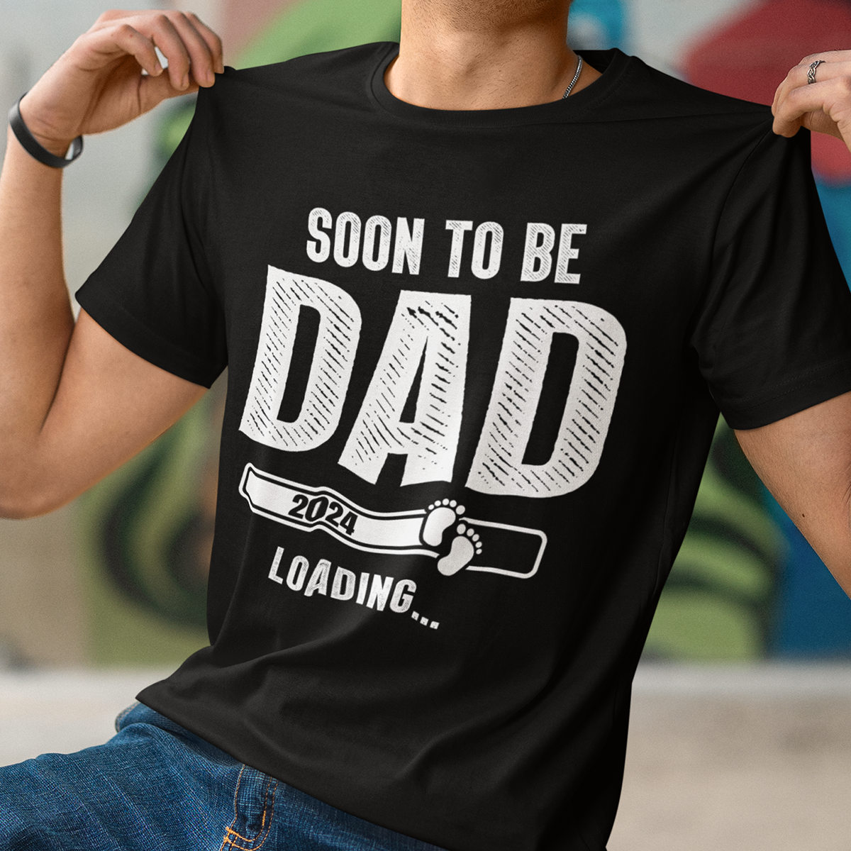 Husband, Dad, Father's Day, Funny T-shirt, T-Shirts For Men, Black, S