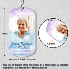 It Is Hard To Forget Someone Memorial Personalized Keychain