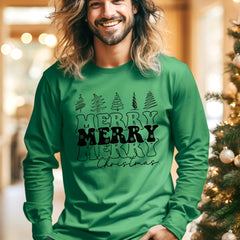Sandjest Merry Christmas Crewneck Sweatshirt Xmas Gift for Friend Women Men Boy Girl