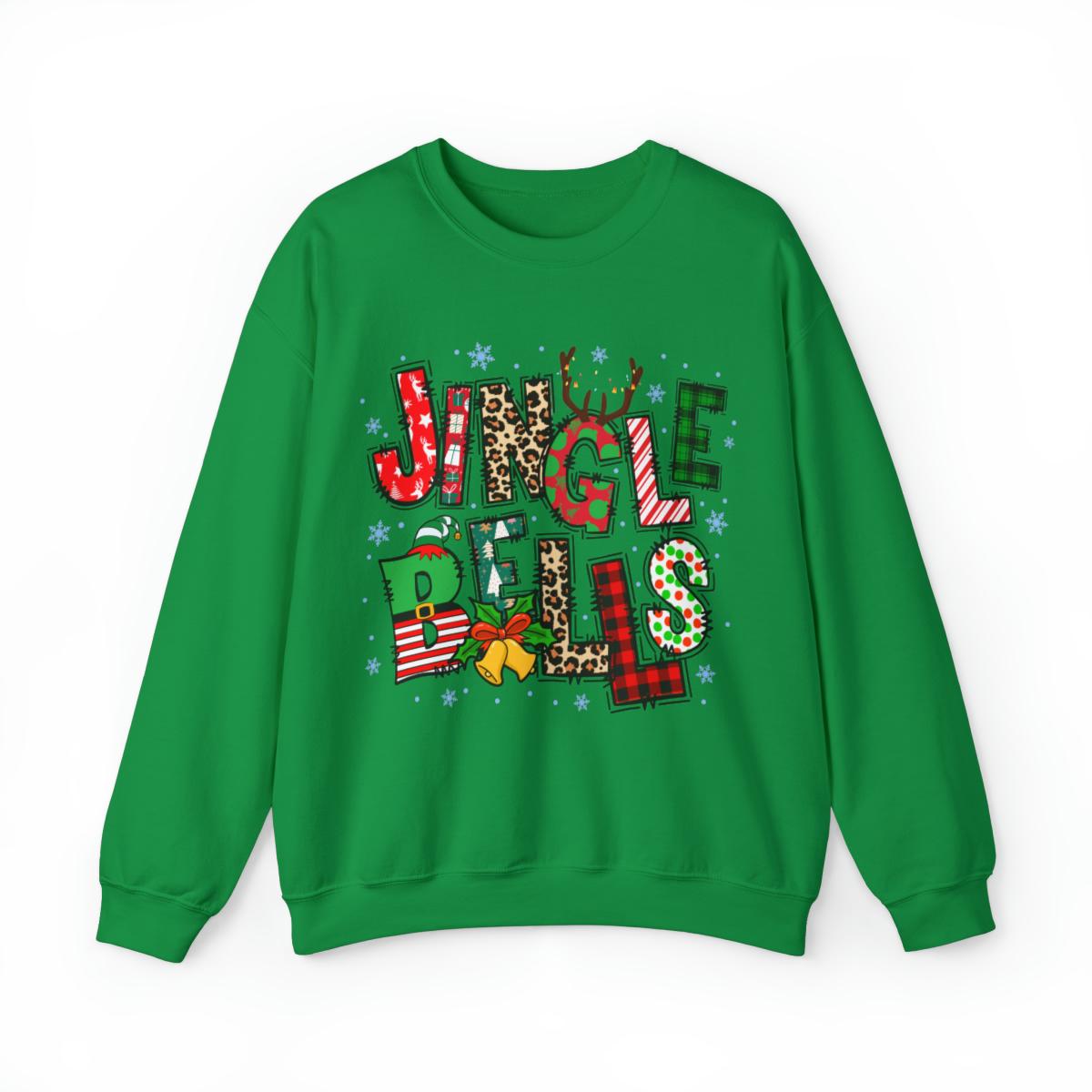 Sandjest Jingle Bell Crewneck Sweatshirt Christmas Gift for Women Girl Friends