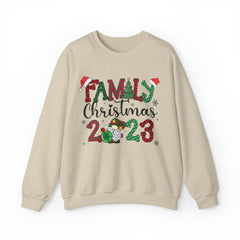 Sandjest Family Crewneck Sweatshirt 2023 Tee Christmas Shirt for Family Wife Husband Boy Girl Xmas Gift