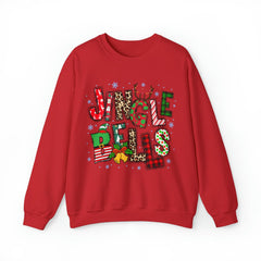 Sandjest Jingle Bell Crewneck Sweatshirt Christmas Gift for Women Girl Friends
