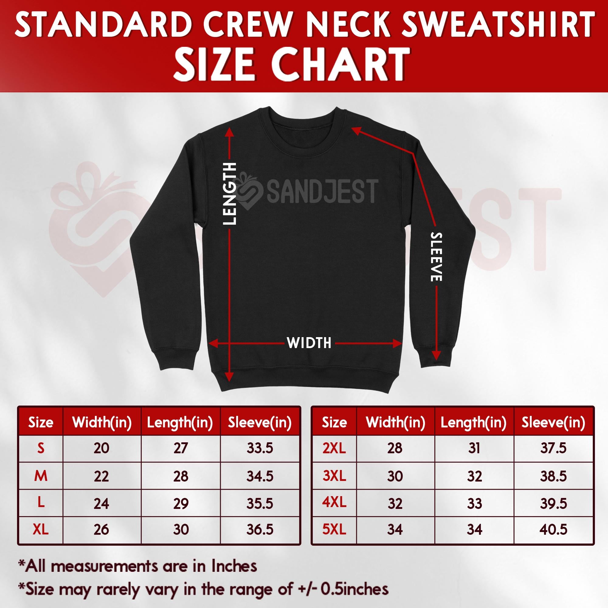 Sandjest Christmas Couple Sweatshirt Santa's Favourite Ho Gifts for Husband Wife Girlfriend Boyfriend