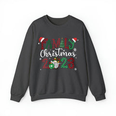 Sandjest Family Crewneck Sweatshirt 2023 Tee Christmas Shirt for Family Wife Husband Boy Girl Xmas Gift