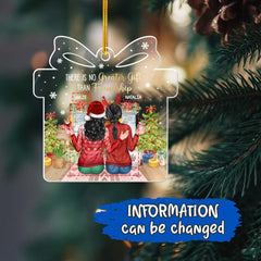 Personalized Best Friend Acrylic Ornament There Is No Greater Gift
