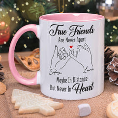 Personalized Best Friend Mug Perhaps Never Apart