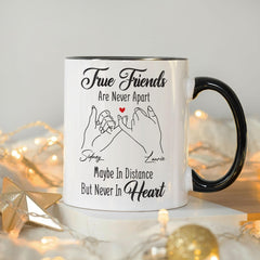 Personalized Best Friend Mug Perhaps Never Apart