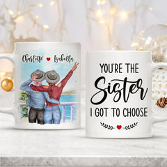 Personalized Best Friend Mug You're The Sister