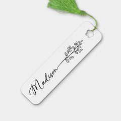 Personalized Birthday Acrylic Bookmark Flower