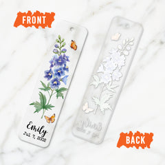 Personalized Birthday Acrylic Bookmark Flower For Girls