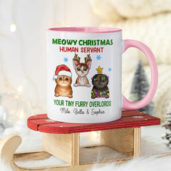 Personalized Cat Mug You Tiny Furry Overlords