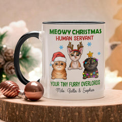Personalized Cat Mug You Tiny Furry Overlords