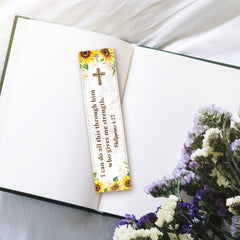Personalized Christian Acrylic Bookmark For Book Lovers