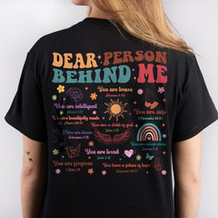 Personalized Christian T-Shirt Dear Person Behind Me