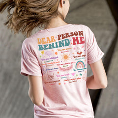 Personalized Christian T-Shirt Dear Person Behind Me