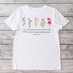 Personalized Christian T-Shirt The Word Of Our God Will Stand Forever
