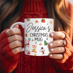 Personalized Christmas Mug Custom Name