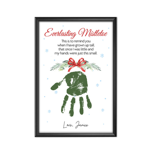 Personalized Christmas Poster Custom Name
