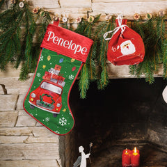 Personalized Christmas Stocking Traditional Holiday
