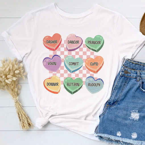 Personalized Christmas T-Shirt Custom Kids Name