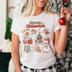 Personalized Christmas T-Shirt Custom Santa Gift