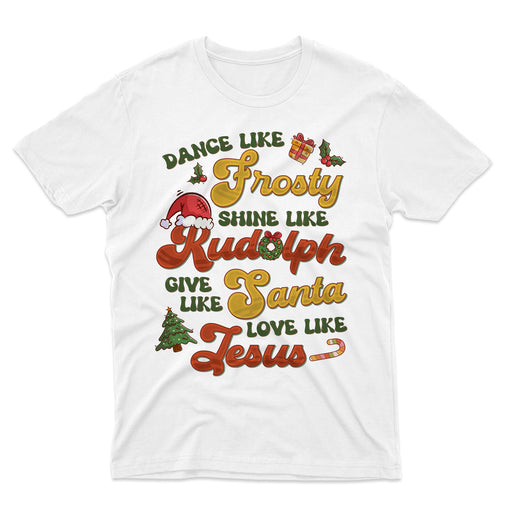 Personalized Christmas T-Shirt Love Like Jesus