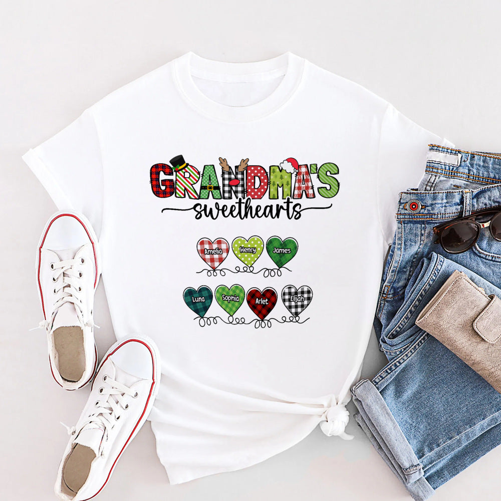 Personalized Christmas T-Shirt Sweetheart Winter