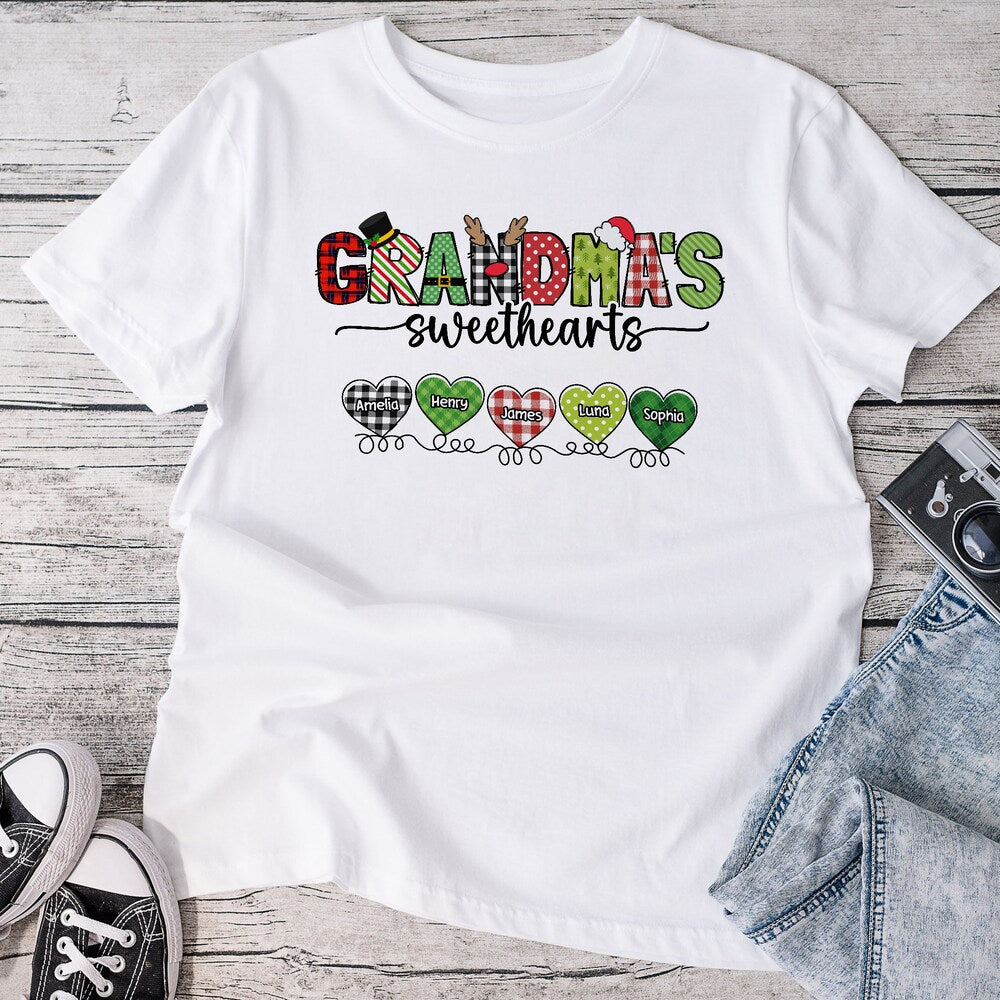 Personalized Christmas T-Shirt Sweetheart Winter