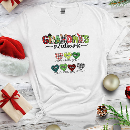Personalized Christmas T-Shirt Sweetheart Winter