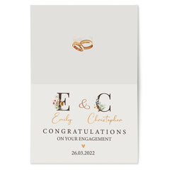 Personalized Congratulation Greeting Card To Friend Bride Groom