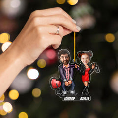 Personalized Couple Acrylic Ornament With Pictures Nurses And Doctors
