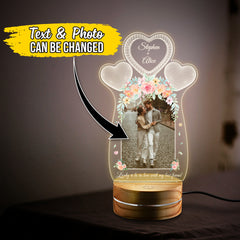Personalized Couple Night Light Together We Built A Life We Loved