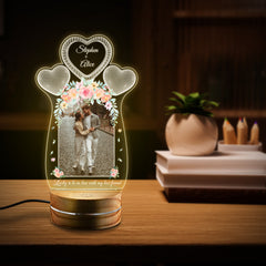 Personalized Couple Night Light Together We Built A Life We Loved