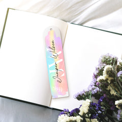 Personalized Custom Name Acrylic Bookmark For Book Lovers