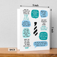 Personalized Dad Jokes Greeting Card