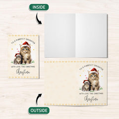 Personalized Daughter Greeting Card With Love This Christmas