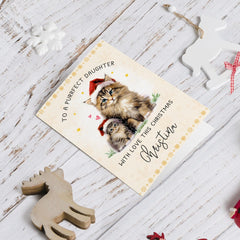 Personalized Daughter Greeting Card With Love This Christmas