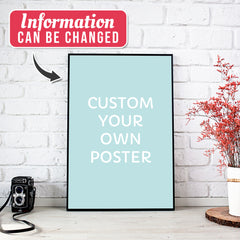 Personalized Evergreen Poster Custom Your Own