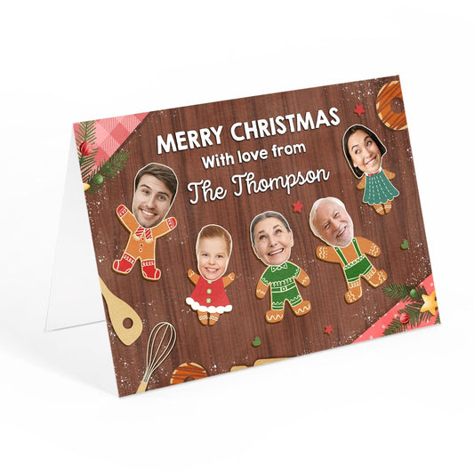 Personalized Family Greeting Card From With Love