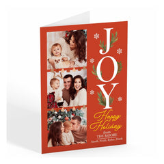 Personalized Family Greeting Card Happy Holiday