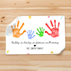 Personalized Family Poster Custom Name
