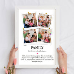 Personalized Family Poster Life's Greatest Blessing