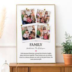 Personalized Family Poster Life's Greatest Blessing