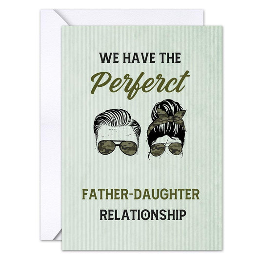 Personalized Father's Day Greeting Card From Daughter Perfect Father