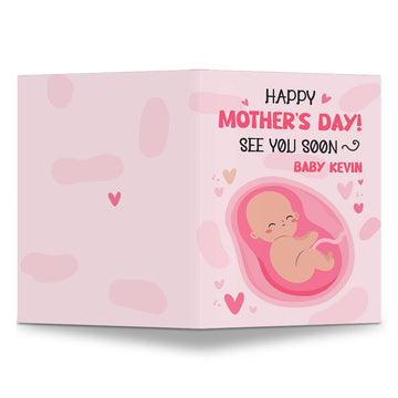 Personalized First Mother's Day Greeting Card Mother-to-be