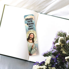 Personalized Funny Acrylic Bookmark What Are You Reading