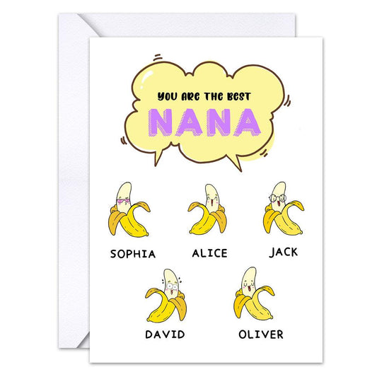 Personalized Funny Best Nana Lovely Bananas