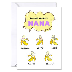 Personalized Funny Best Nana Lovely Bananas