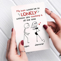 Personalized Funny Greeting Card For Boyfriend From Girlfriend